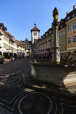  Freiburg im Breisgau, Oberlindenbrunnen, Schwabentor 