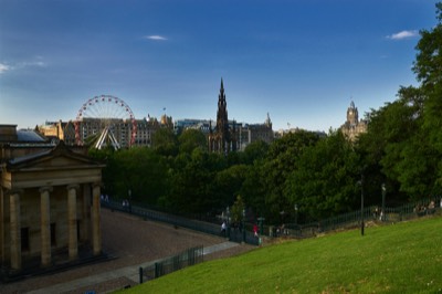  Princes Street Gardens with Scott Monument 