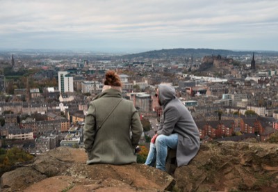  View of Old Town from Salisbury Craigs 