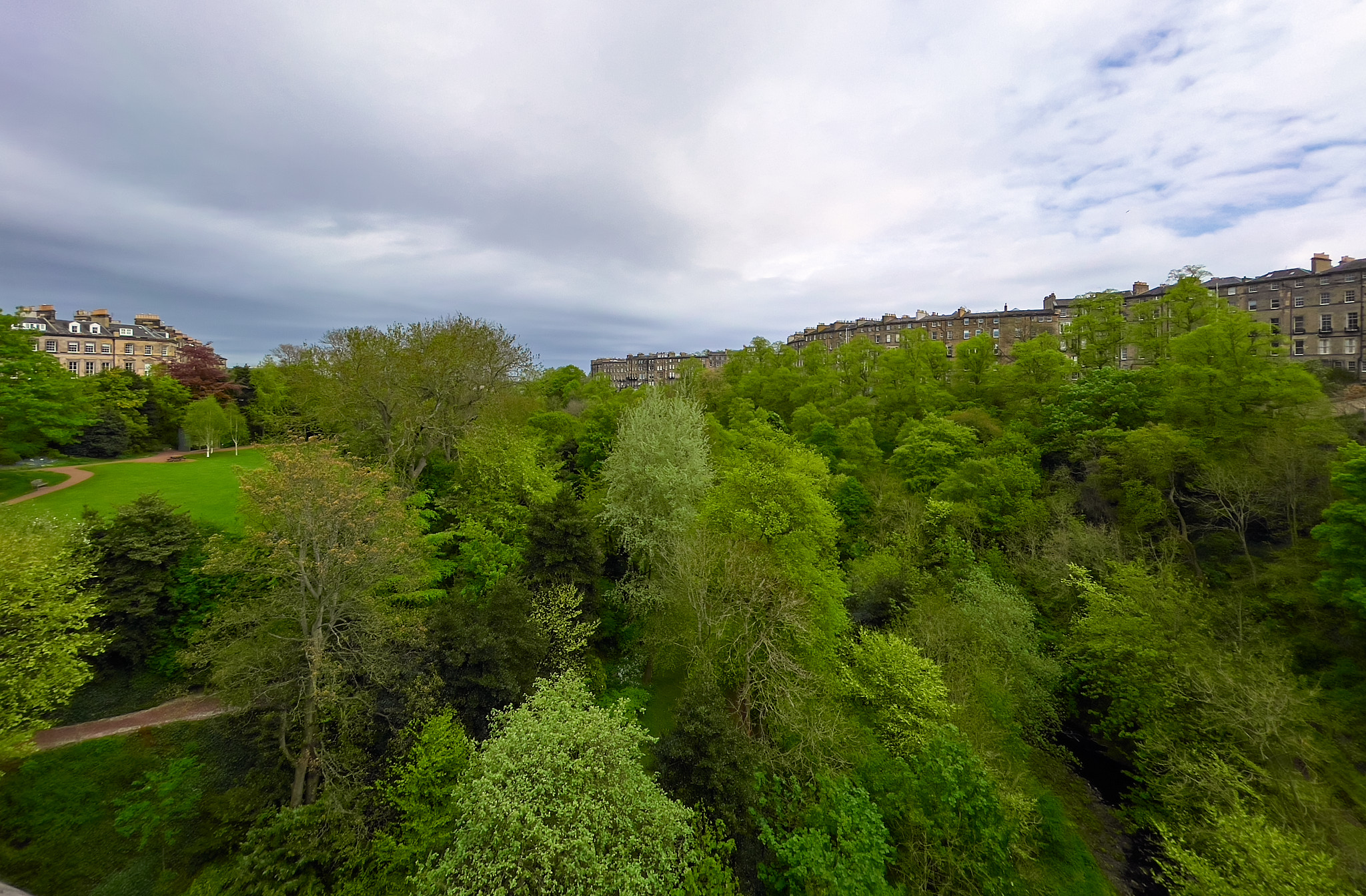  The Dene from the Dean Bridge 