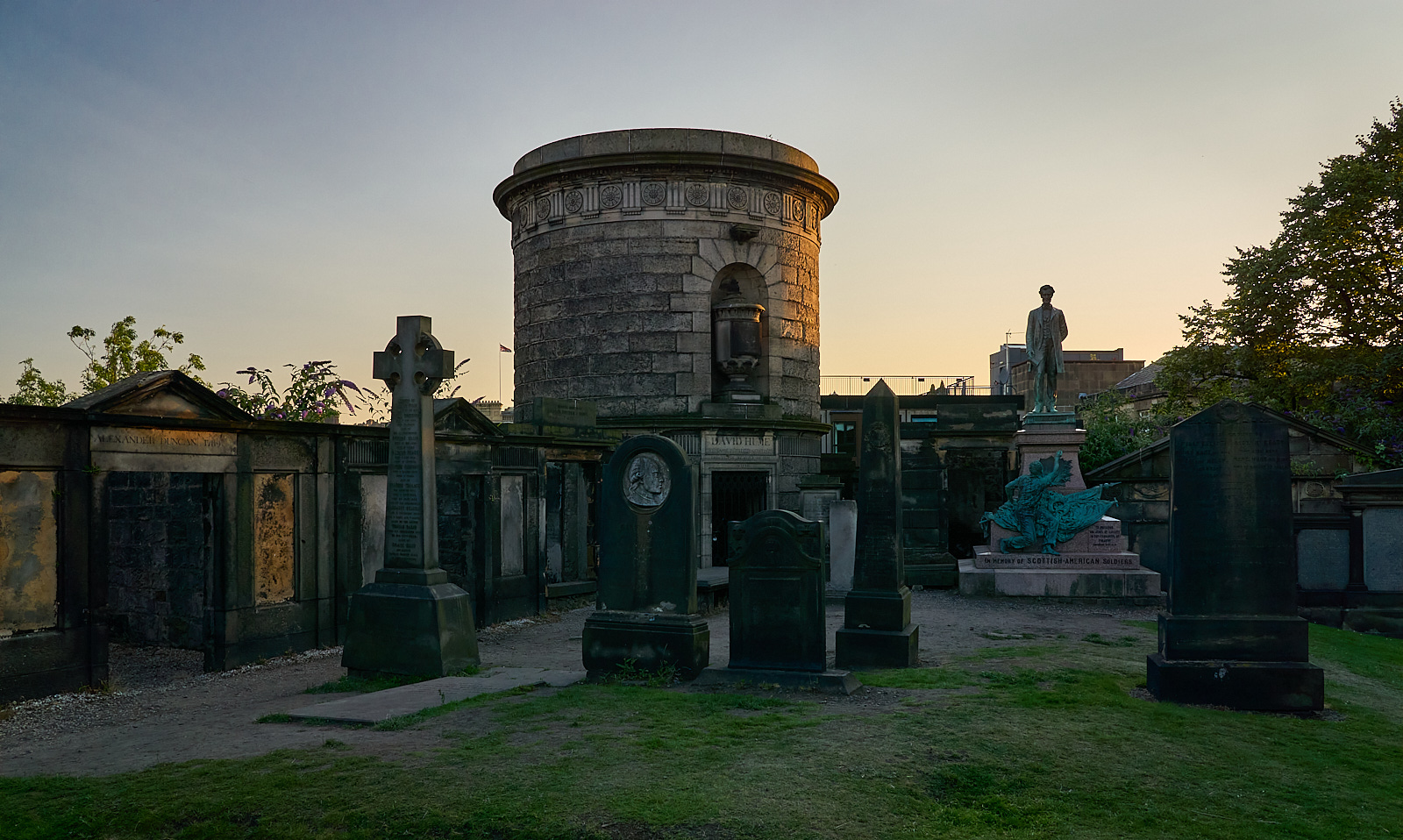  Grave of David Hume, Old Calton Cemetery, Edinburgh 