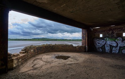  Cramond Island, Edinburgh, WW2 fortification 