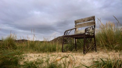  Old Chair at Achmelvich beach 