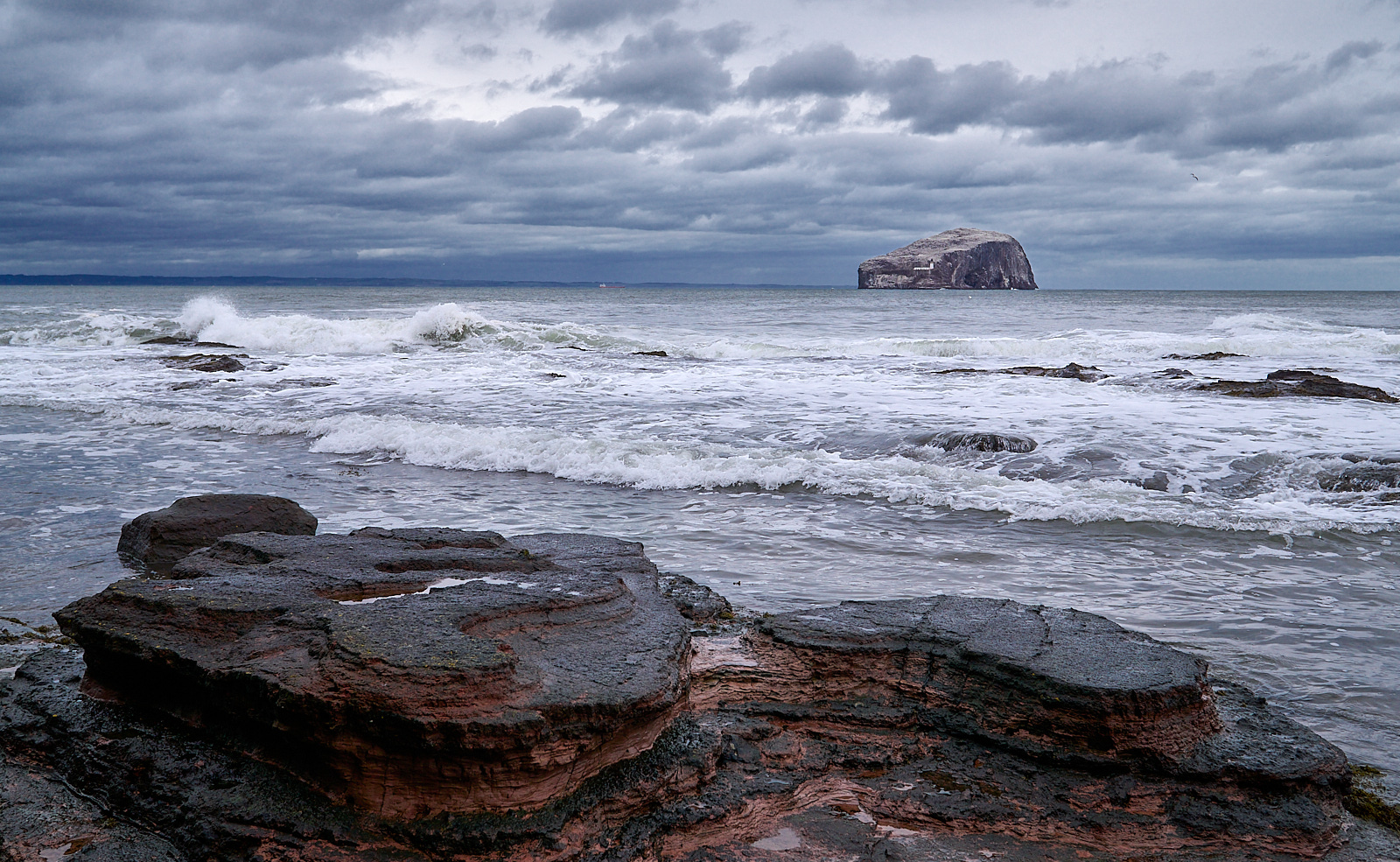  Seacliff Beach, looking at Bass Rock 