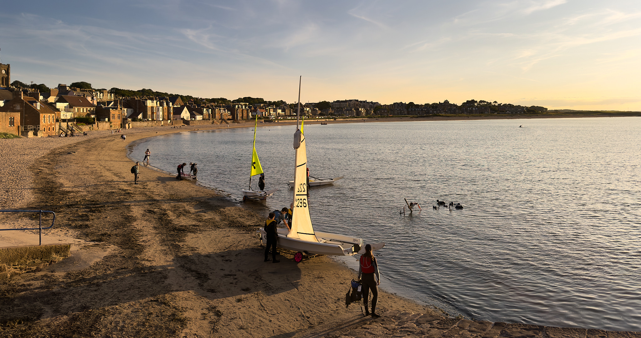  North Berwick - Beach at sunset 