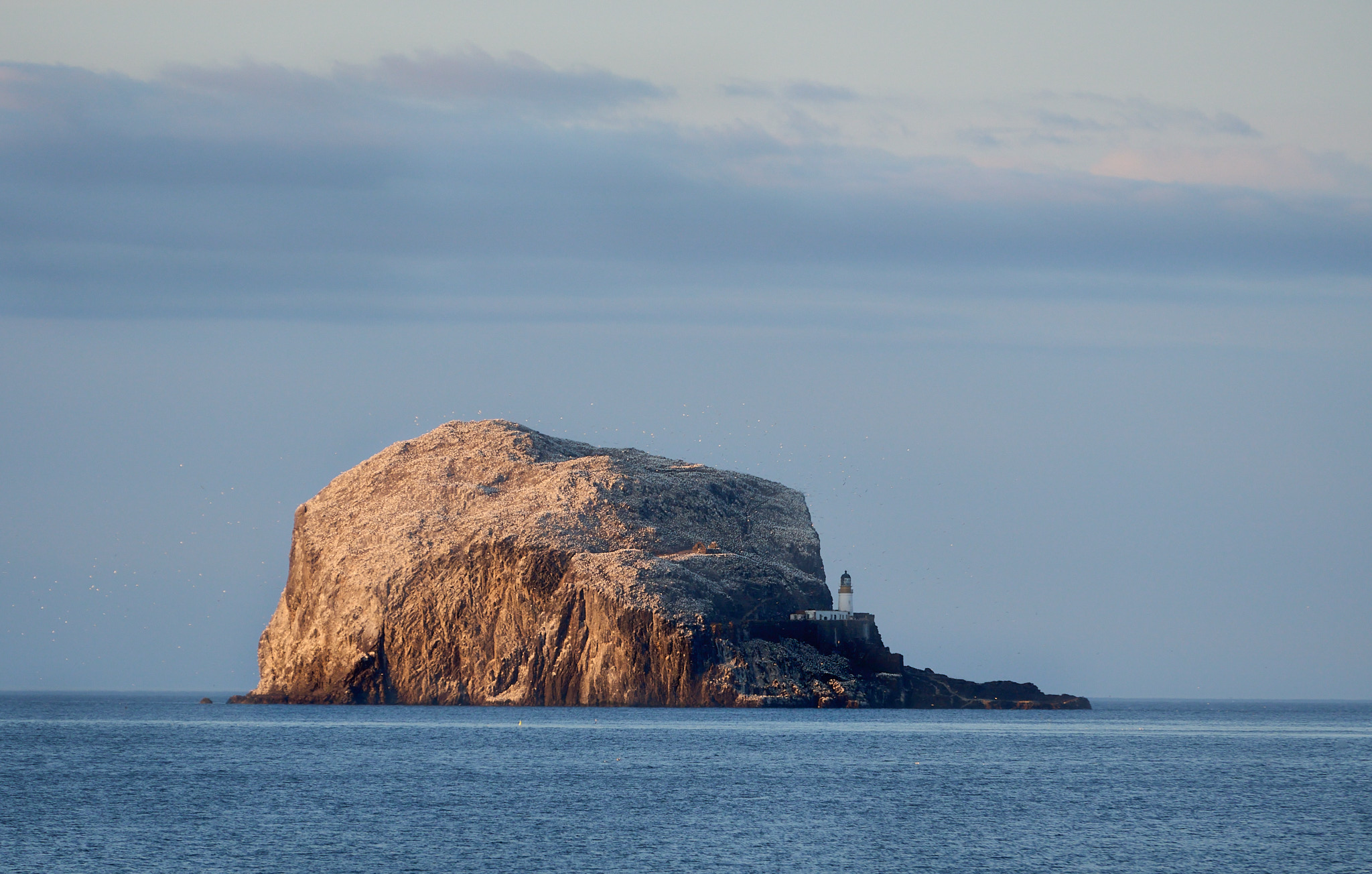  Bass Rock near sundown 