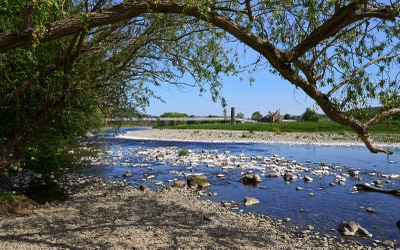  Melrose Foot Bridge over the river Tweed 