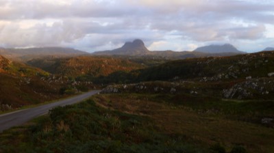  On B869, road towards Clachtoll 