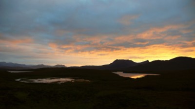  Loch near Knockan 