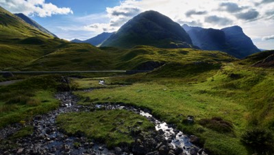  Glencoe, View of the three sisters  