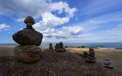  Piles of Stones near Bansin 