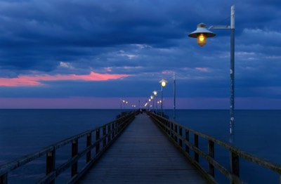  Bansin Pier at dusk 