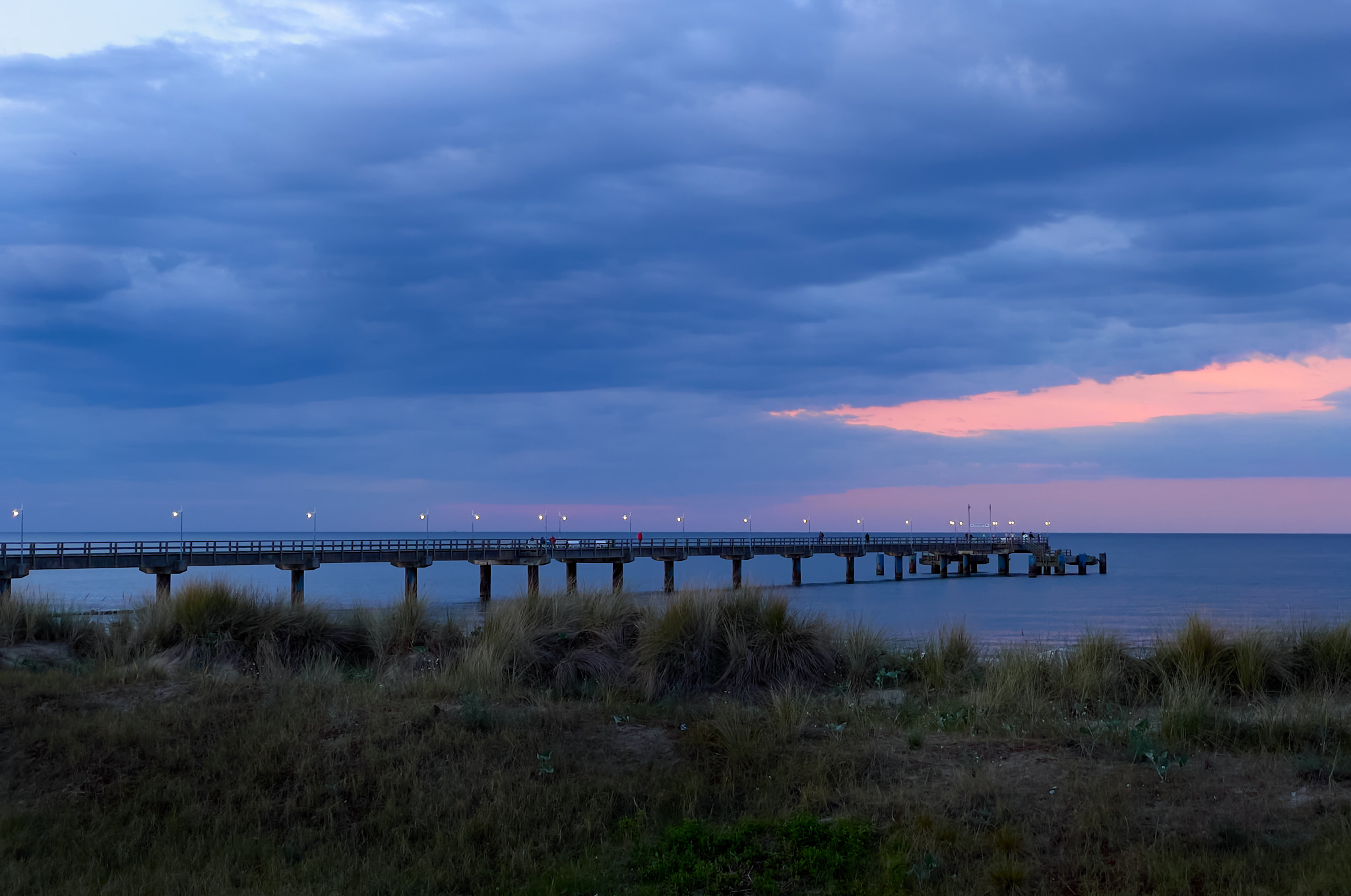  Bansin Pier at dusk 
