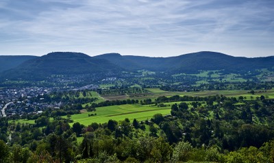  Georgenberg, Schwabian Alb in the background 